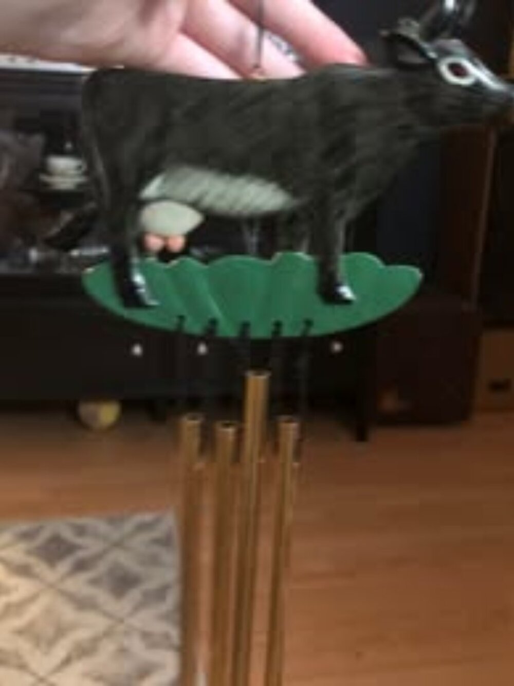 Vintage Cow Wind Chime